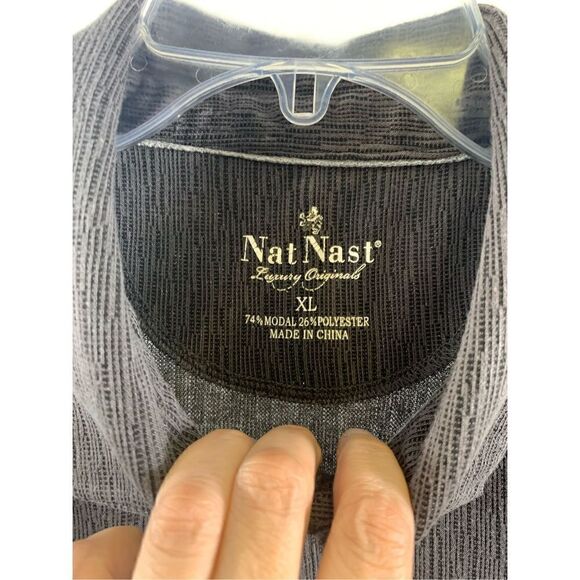 Nat Nast Gray Polo Shirt Size XL - Picture 6 of 8
